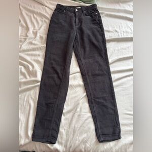Women's Corduroy Black Jeans